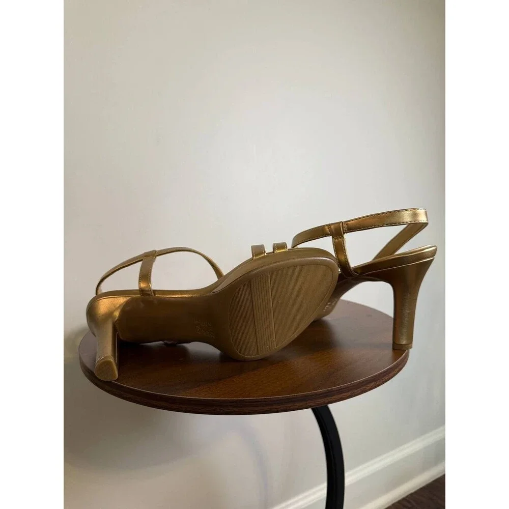 Naturalizer “Brenta” Strappy Dress Sandals – Size 8.5M – Bronze Pearl – NIB-$110 - Picture 8 of 11